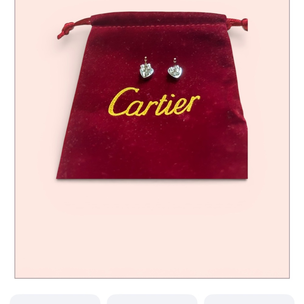 Fashion Silver Heart Studs